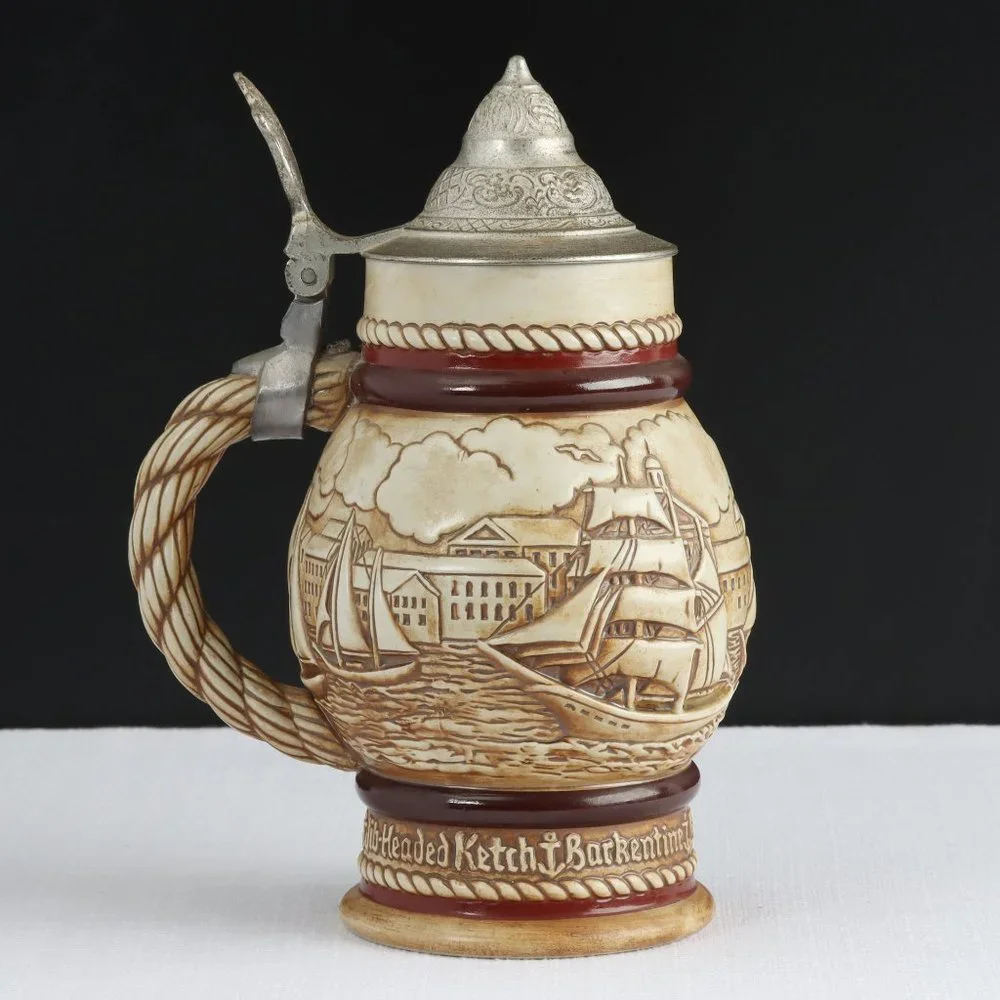 Vintage 1977 Avon Nautical Beer Stein